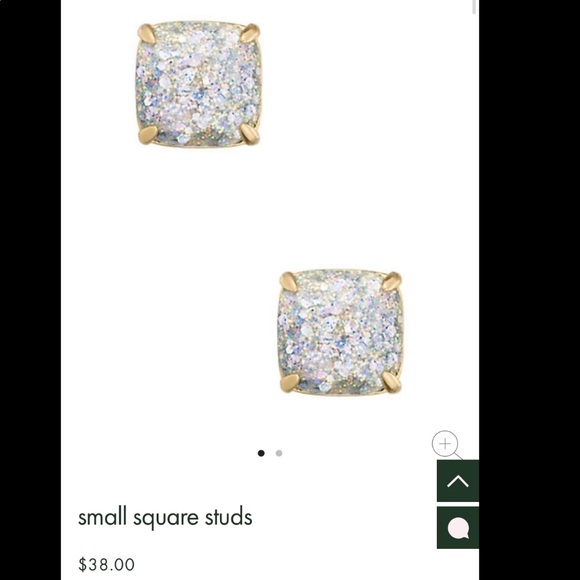 Kate Spade Opal glitter studs ✨ - Picture 5 of 6